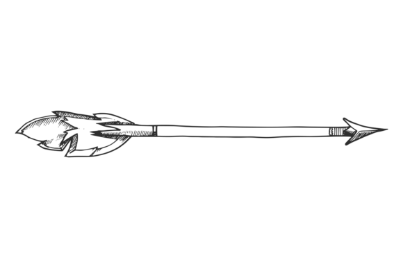 Arrow Doodle Decorative Boho Tribal Element: A Designer's Guide