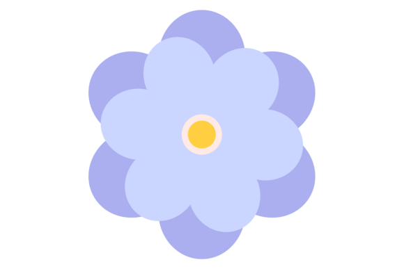 Cute Flower Icon: Decorative Summer Blos for Vibrant Designs