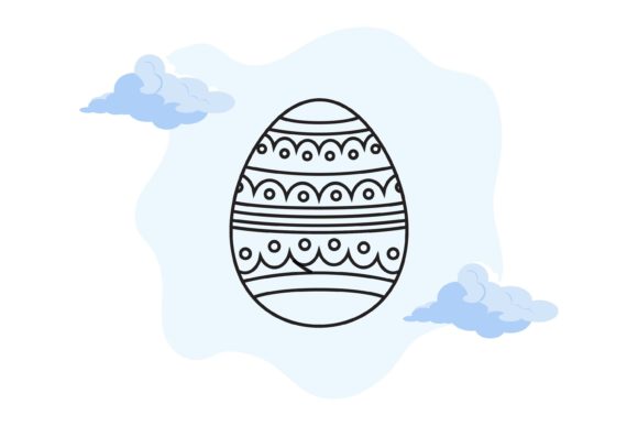 Easter Eggs Decorative Cloud: A Whimsical Touch for Modern Design