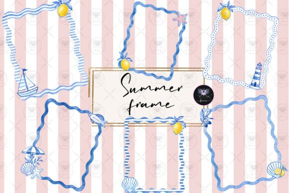 Summer Frame Clipart Watercolor: Your Guide to Tropical Design