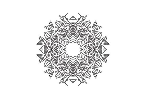 Unleash Creativity with Mandala Decorative Coloring Book Assets